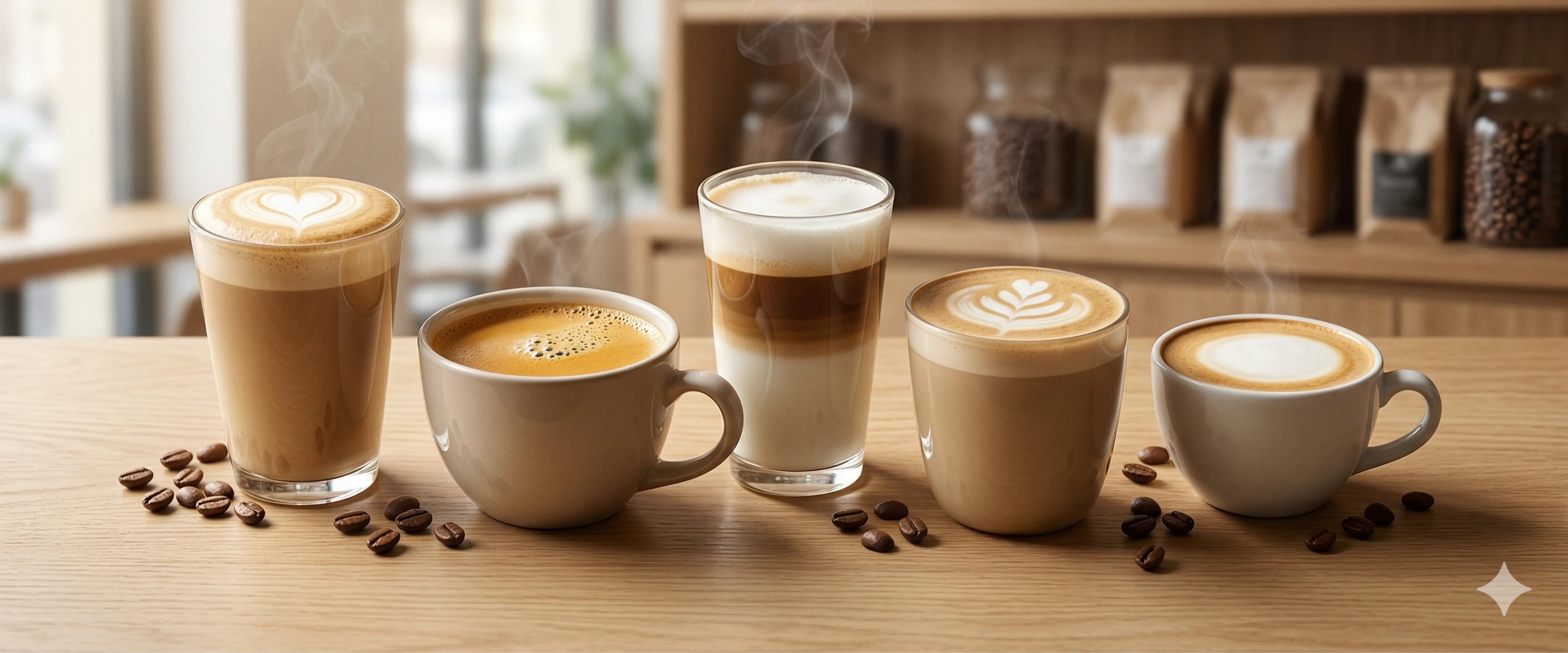 Gourmet coffee and espresso drinks